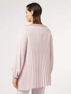 Kasack aus Plissee-Crêpe