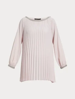 Kasack aus Plissee-Crêpe