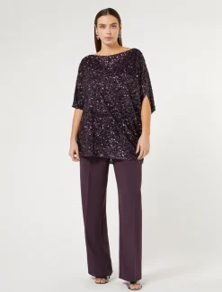 Kasack mit Pailletten