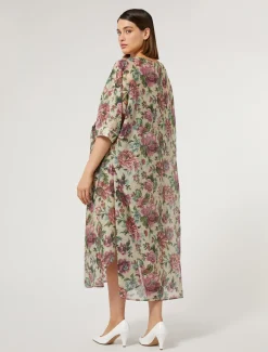 Kleid aus Baumwollvoile und Seide