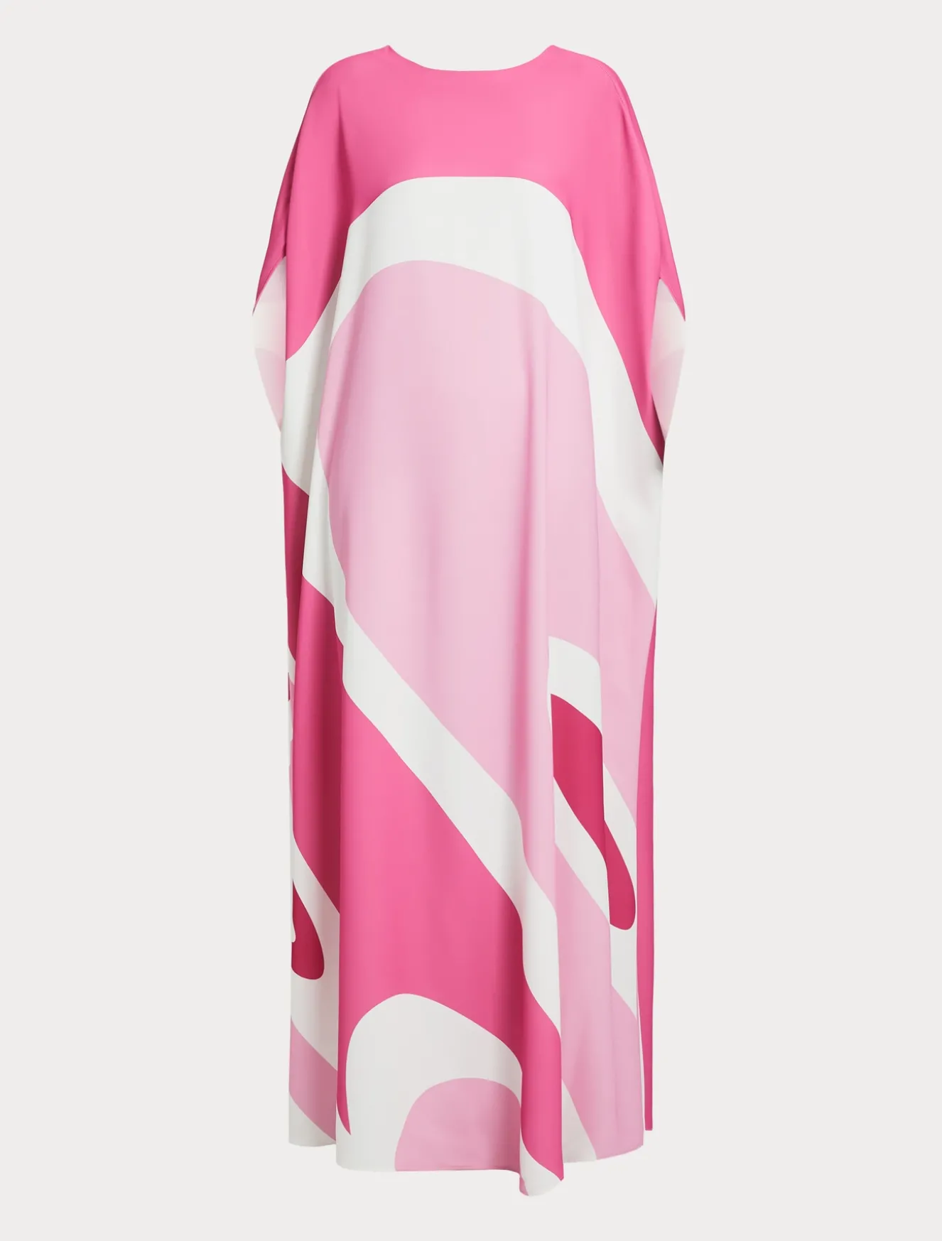 Kleid aus bedrucktem Cady