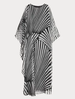 Kleid aus bedrucktem Georgette