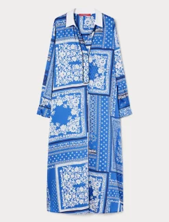 Kleid aus bedrucktem Twill