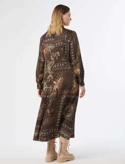Kleid aus bedrucktem Twill