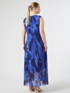 Kleid aus bedruckter Georgette