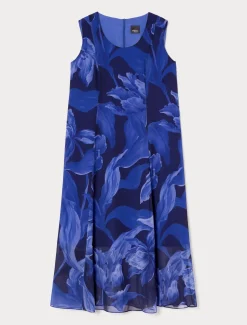 Kleid aus bedruckter Georgette