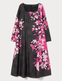 Kleid aus bedruckter Popeline