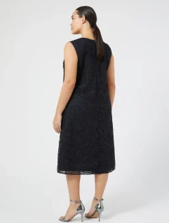 Kleid aus beschichteter Spitze