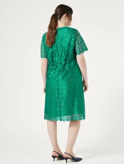 Kleid aus besticktem Tüll