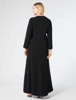 Kleid aus Cady mit Tüll