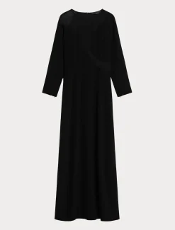 Kleid aus Cady mit Tüll