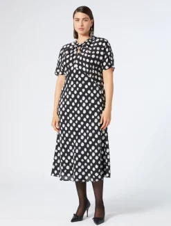 Kleid aus Crêpe-de-Chine-Seide