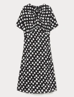 Kleid aus Crêpe-de-Chine-Seide