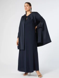 Kleid aus Crêpe-Georgette
