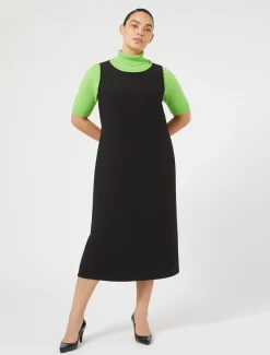 Kleid aus Crêpe-Satin