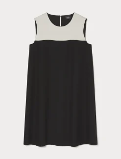 Kleid aus Envers-Satin-Crêpe