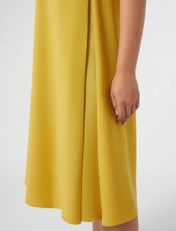 Kleid aus Envers-Satin-Crêpe