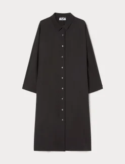 Kleid aus Envers-Satin-Crêpe