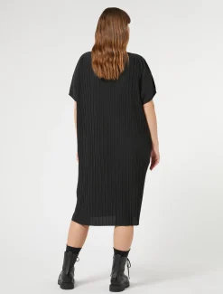 Kleid aus Plissee-Jersey