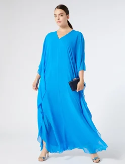 Kleid aus Seiden-Georgette