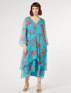 Kleid aus Seiden-Georgette