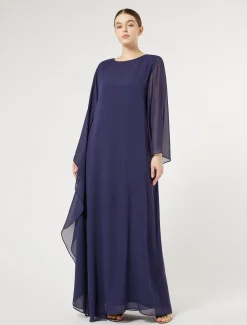 Kleid aus Seiden-Georgette