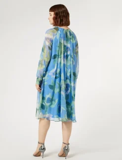 Kleid aus Seiden-Georgette