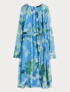 Kleid aus Seiden-Georgette