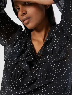 Kleid aus Seiden-Georgette