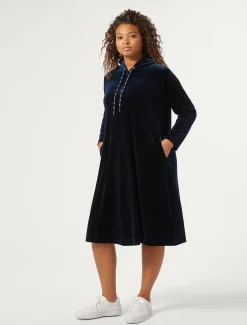 Kleid aus Stretch-Chenille