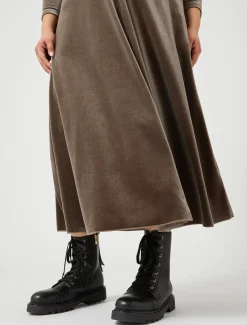 Kleid aus Stretch-Chenille