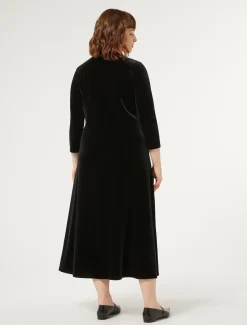 Kleid aus Stretch-Chenille