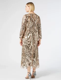 Kleid aus Tüll mit Pailletten