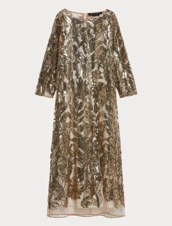 Kleid aus Tüll mit Pailletten