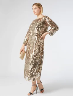 Kleid aus Tüll mit Pailletten