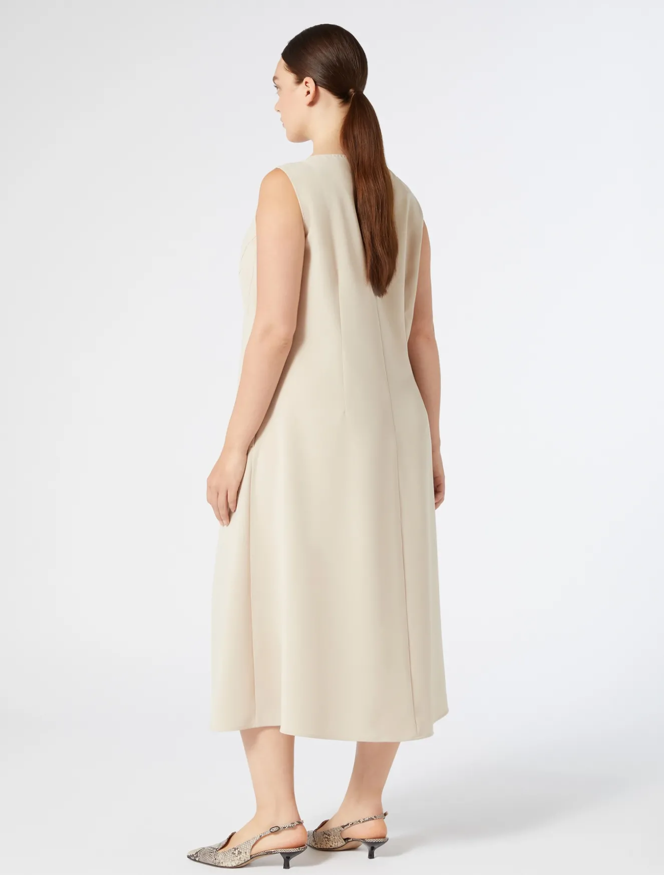 Kleid aus Triacetat-Cady