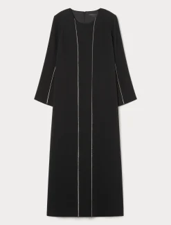 Kleid aus Triacetat-Cady