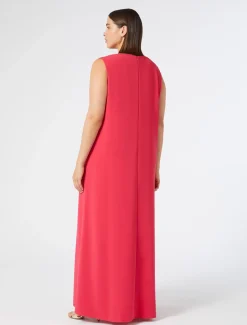 Kleid aus Triacetat-Cady