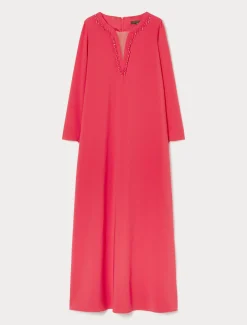 Kleid aus Triacetat-Cady