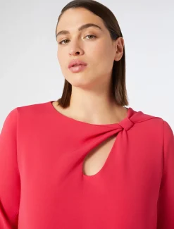 Kleid aus Triacetat-Cady