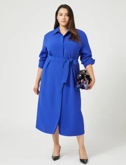 Kleid aus Triacetat-Cady