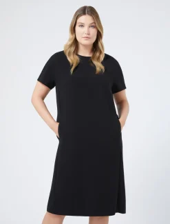 Kleid aus Triacetat-Cady