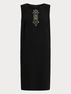 Kleid aus Triacetat-Cady