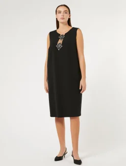 Kleid aus Triacetat-Cady