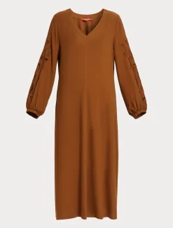 Kleid aus Viskose-Twill