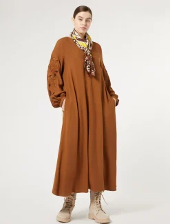 Kleid aus Viskose-Twill