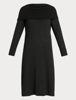 Kleid aus Wolle und Lurex