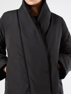 Kurze wattierte Wendejacke