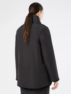 Kurze wattierte Wendejacke