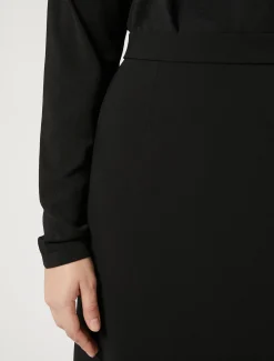 Langer Rock aus Triacetat-Cady